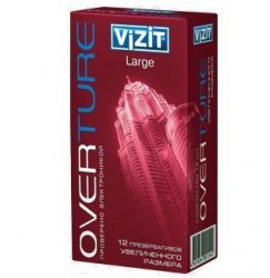 Презервативы Vizit увеличенного размера 12 шт.