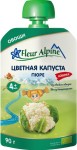 Пюре, Fleur Alpine (Флер Альпин) 90 г цветная капуста с 4 мес пауч
