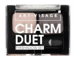 Тени для век, Art-Visage (Арт-Визаж) 3.6 г Charm Duet Eyeshadow Set арт. 119743 Шарм дуэт двойные 03 светло-сиреневый / лиловая платина