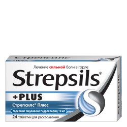 Стрепсилс плюс табл. д/рассас. 24 шт.