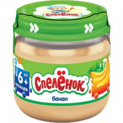 Пюре Спеленок банан без сахара с 6 мес 80 г