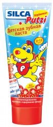 Зубная паста для детей Silca путси клубника 2-12 лет 75 мл