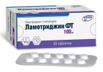 Ламотриджин ФТ, таблетки 100 мг 30 шт