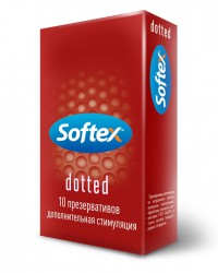 Презервативы Softex доттед с точками 10 шт.